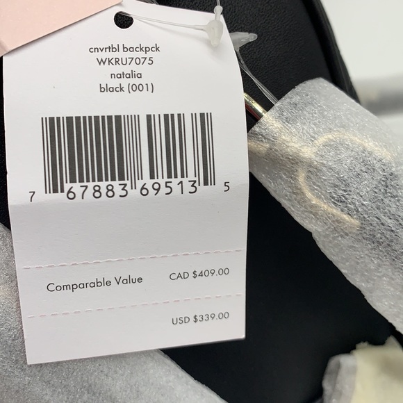 Kate Spade Mini Backpack Black - Picture 7 of 7